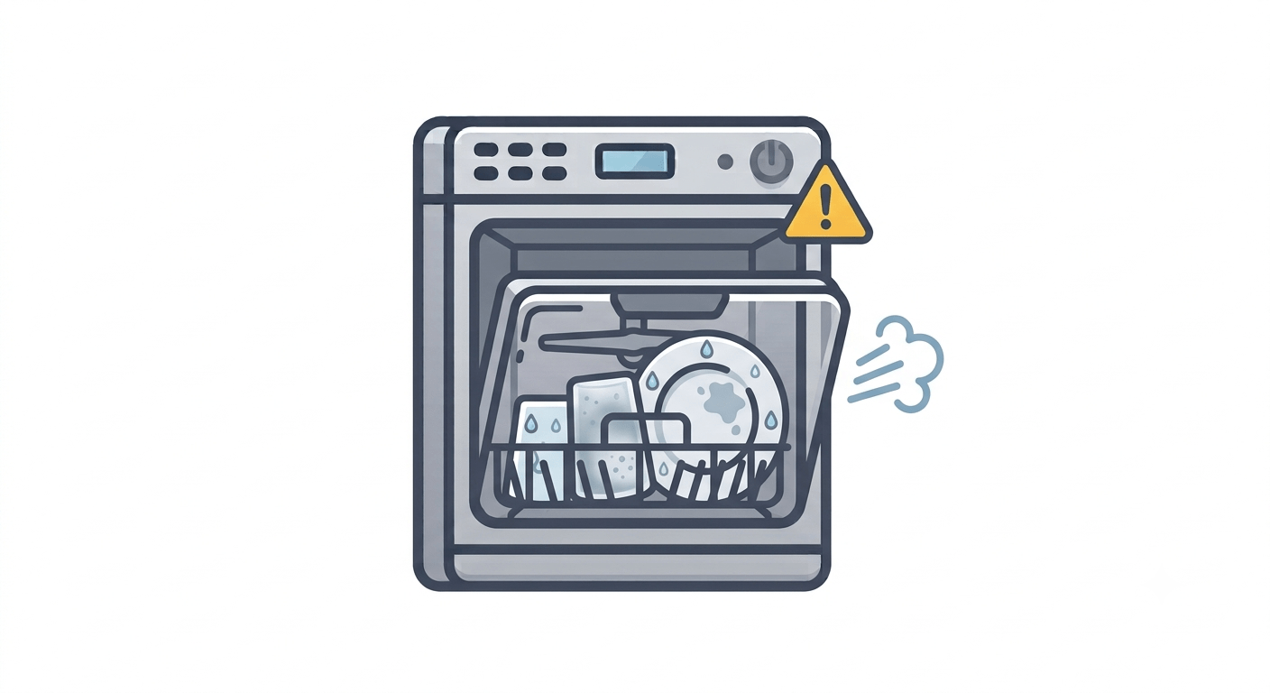 Dishes coming out wet or cloudy