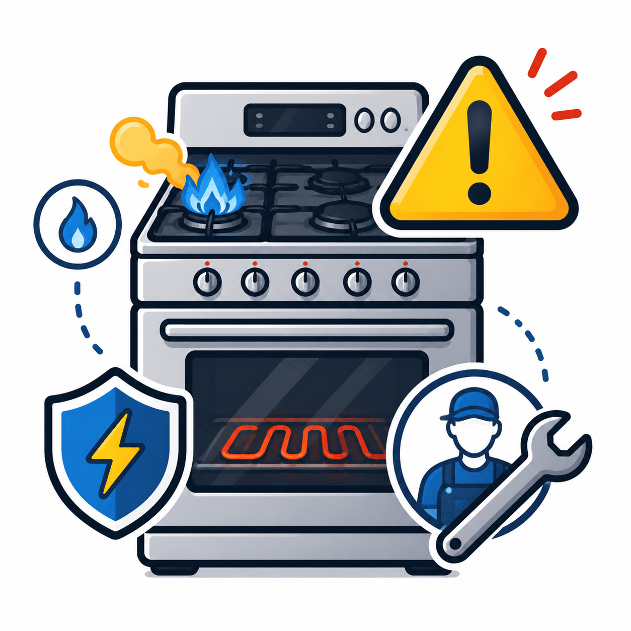 Safety-related concerns requiring professional service