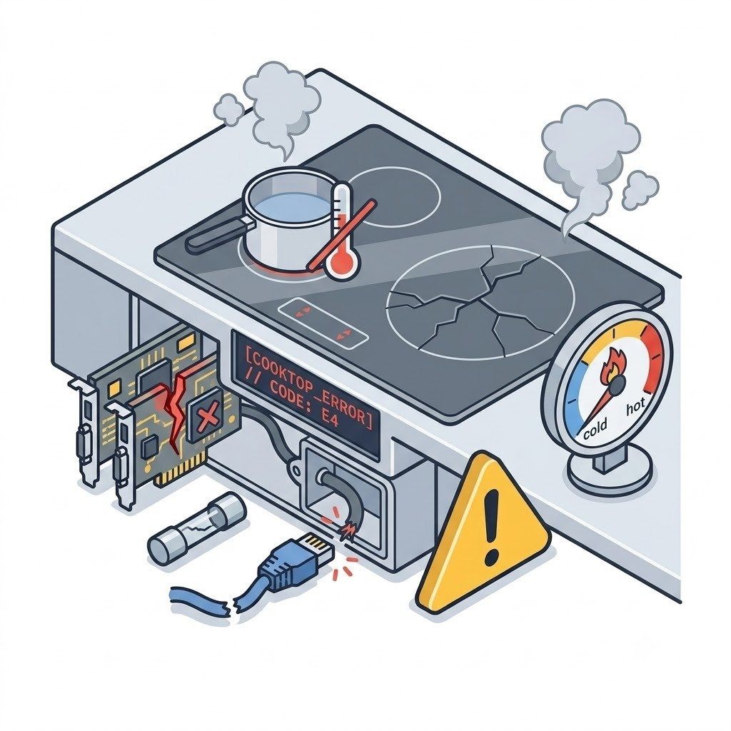 Cooktop not heating