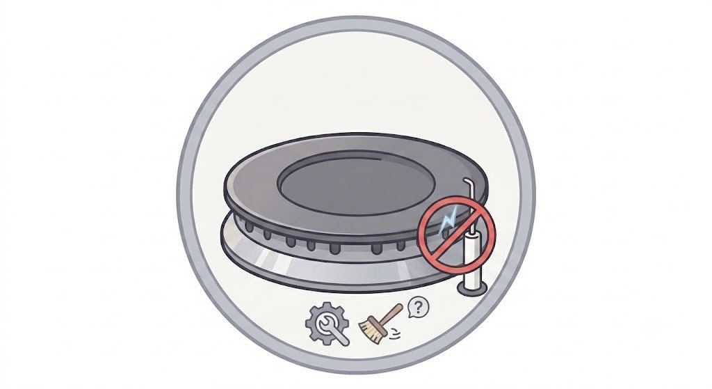 Gas burner not lighting