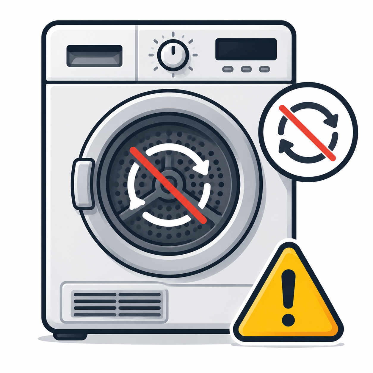 Dryer not spinning