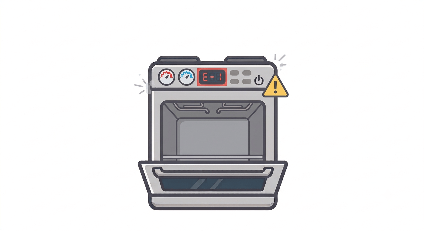 Error codes or control panel issues