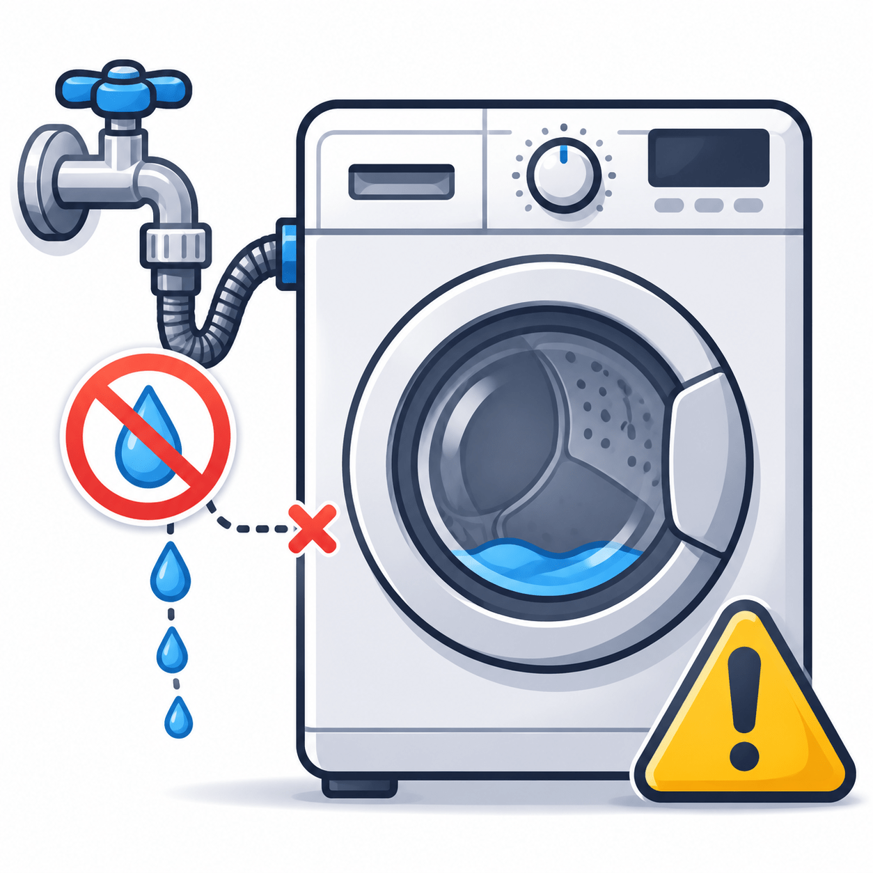Washer not filling with water